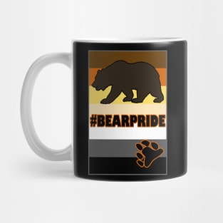 #bearpride (Bear on Flag) Mug